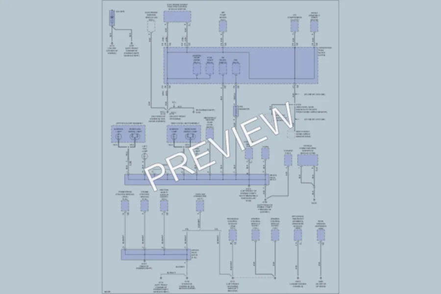 2003 Saturn LW300 Ground Distribution wiring diagram preview