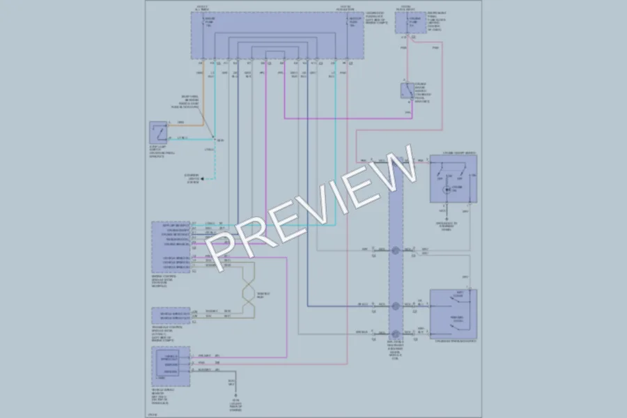 2003 Saturn VUE Cruise Control wiring diagram preview