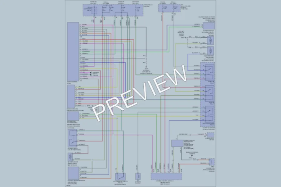 2003 Subaru Baja Air Conditioning wiring diagram preview