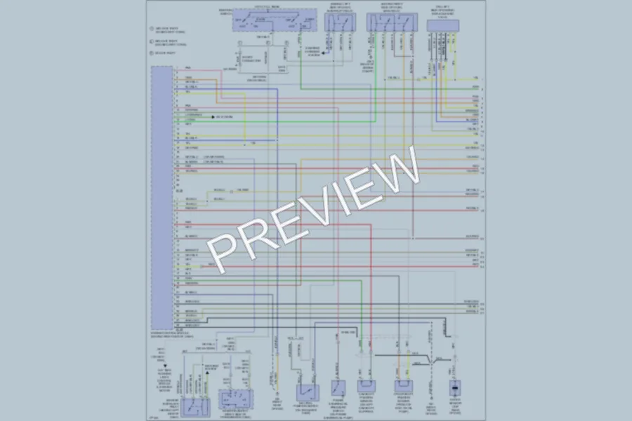 2003 Subaru Baja Engine Performance wiring diagram preview