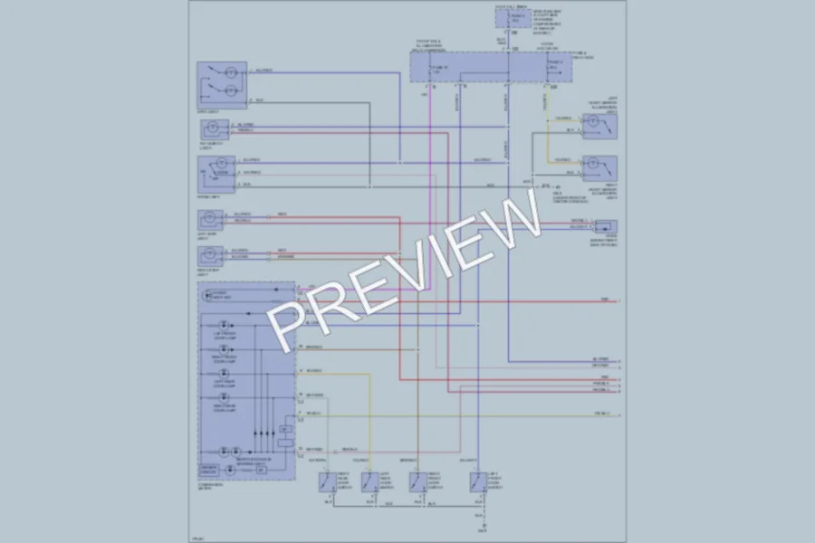 2003 Subaru Baja Interior Lights wiring diagram preview
