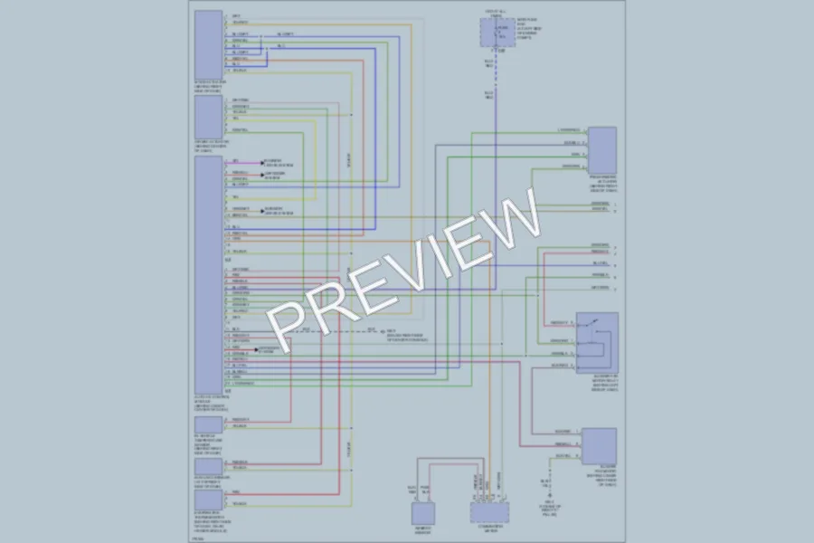 2003 Subaru Forester Air Conditioning wiring diagram preview