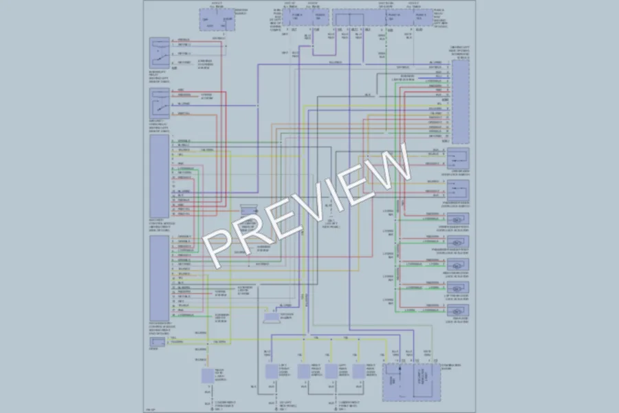 2003 Subaru Forester Anti Theft wiring diagram preview