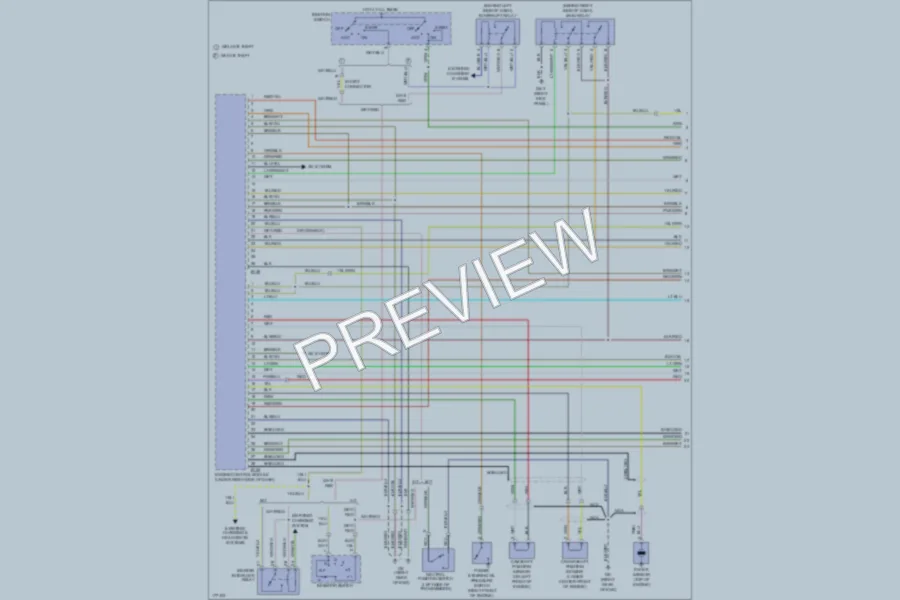 2003 Subaru Forester Engine Performance wiring diagram preview