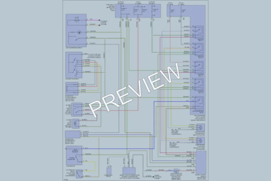 2003 Subaru Impreza Air Conditioning wiring diagram preview