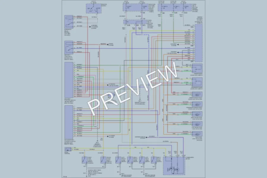 2003 Subaru Impreza Anti Theft wiring diagram preview