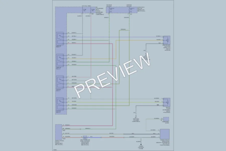 2003 Subaru Impreza Cooling Fan wiring diagram preview