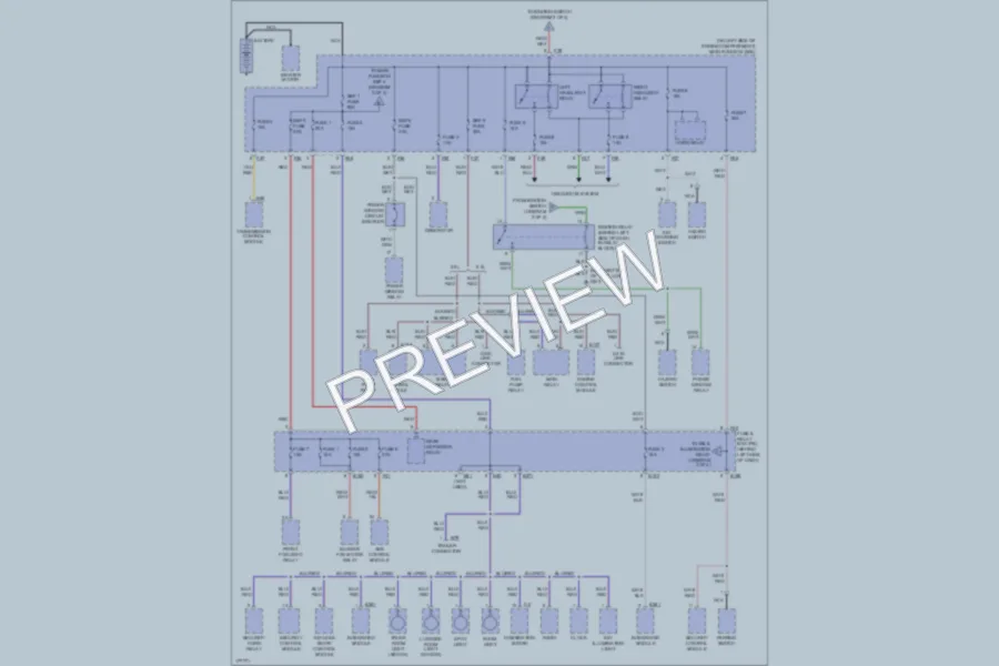 2003 Subaru Impreza Power Distribution wiring diagram preview