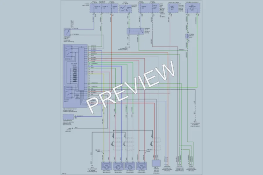 2003 Subaru Legacy Anti Lock Brakes wiring diagram preview