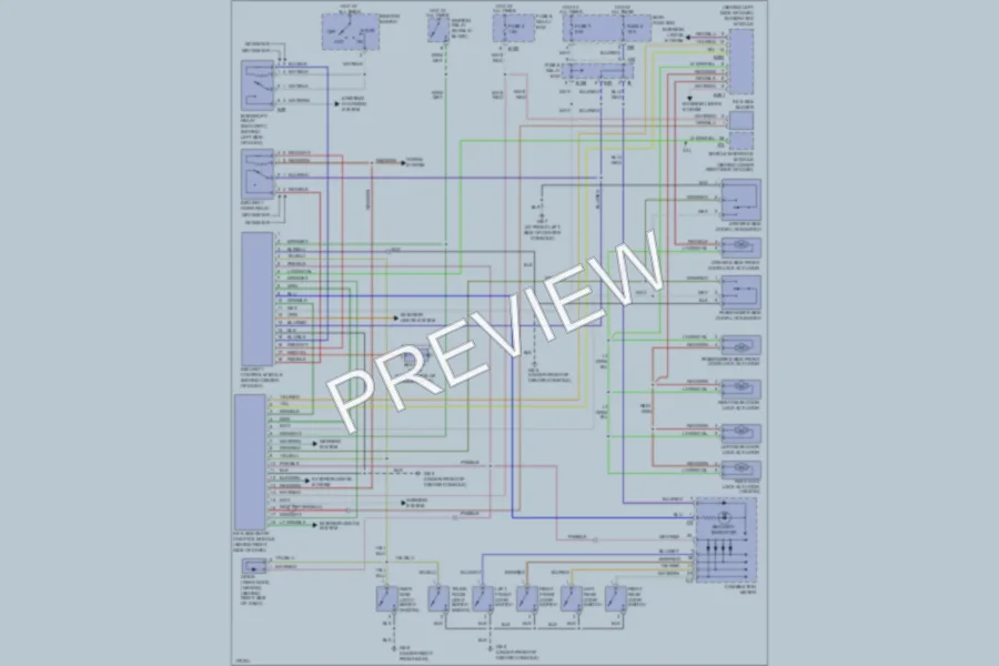 2003 Subaru Legacy Anti Theft wiring diagram preview