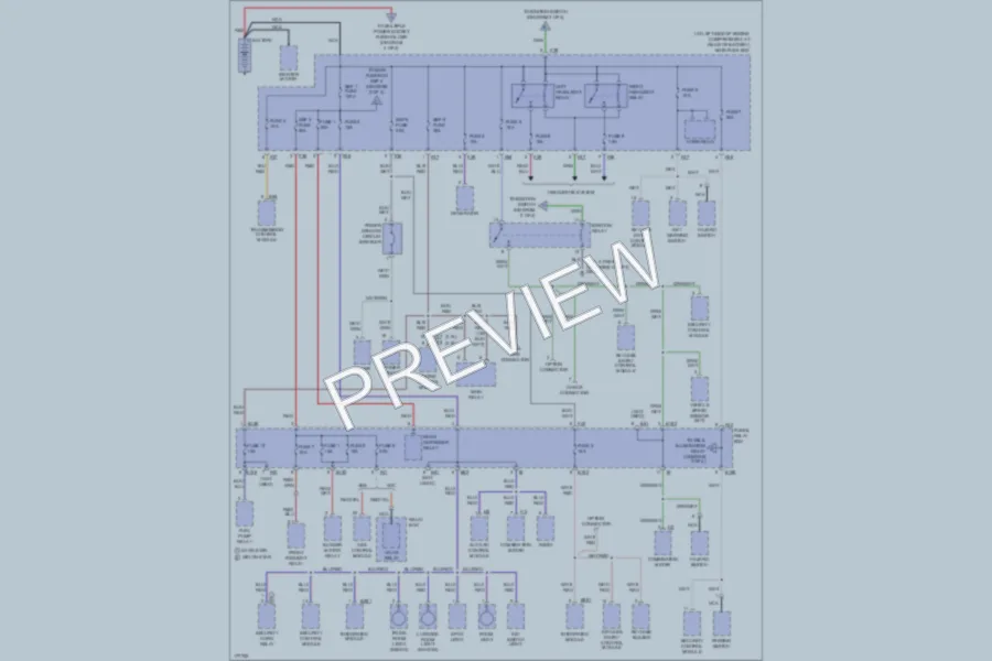 2003 Subaru Legacy Power Distribution wiring diagram preview