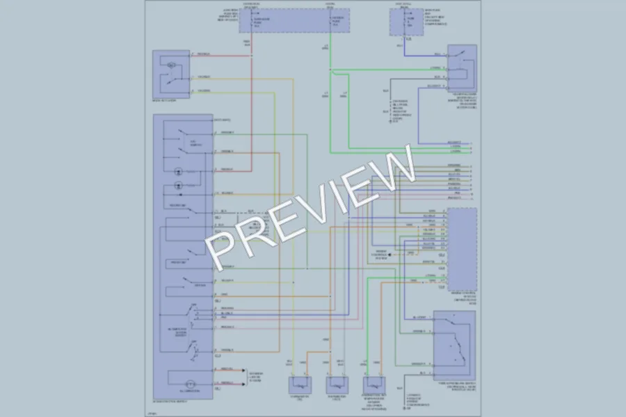 2003 Suzuki Aerio Air Conditioning wiring diagram preview