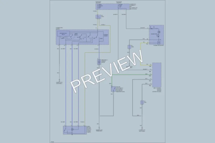 2003 Suzuki GrandVitara Wiper Washer wiring diagram preview
