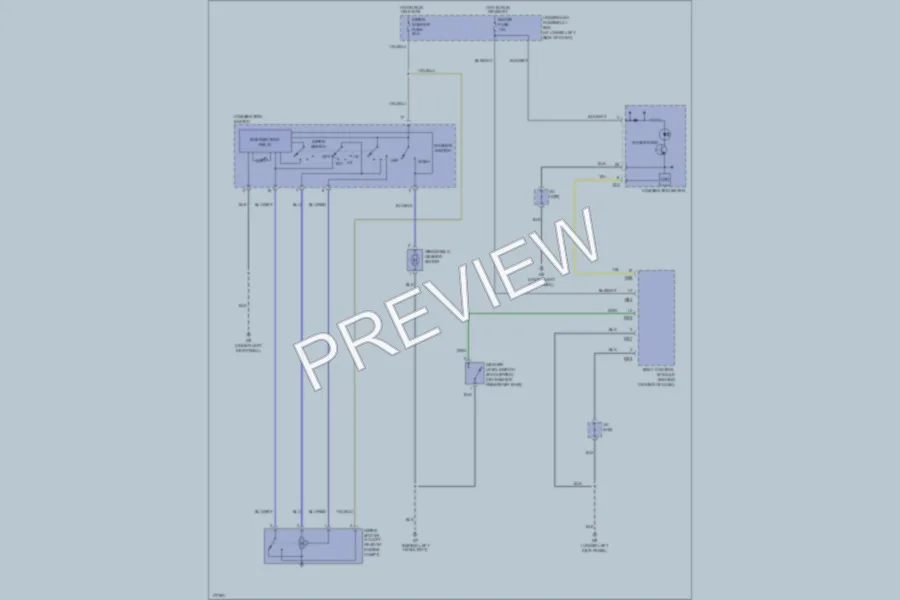 2003 Suzuki XL7 Wiper Washer wiring diagram preview