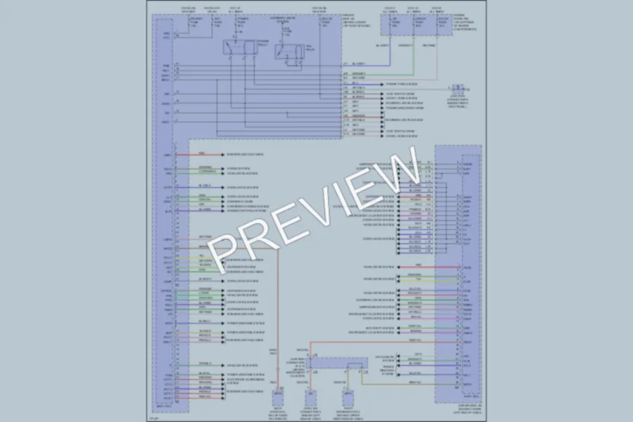 2003 Toyota 4Runner Body Control Modules wiring diagram preview