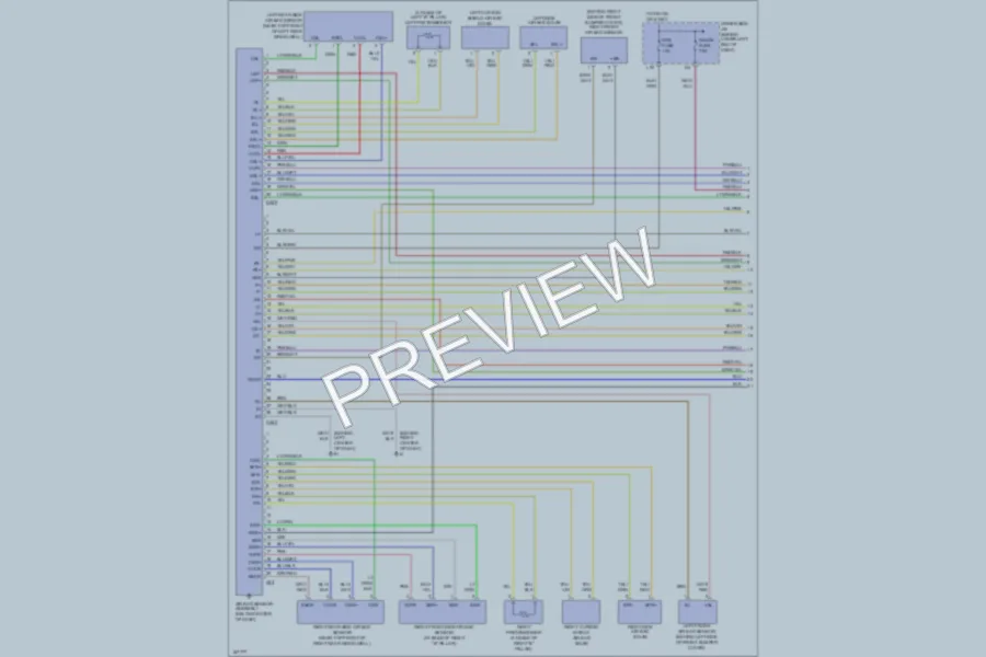 2003 Toyota 4Runner Supplemental Restraints wiring diagram preview