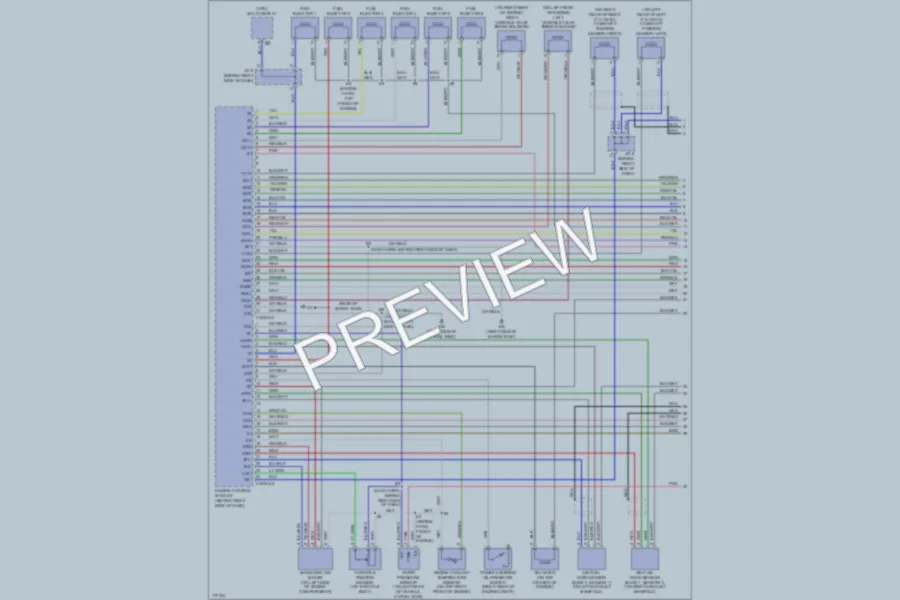 2003 Toyota Avalon Engine Performance wiring diagram preview