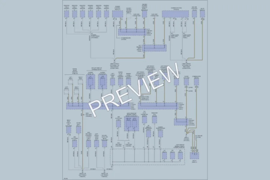 2003 Toyota Avalon Ground Distribution wiring diagram preview