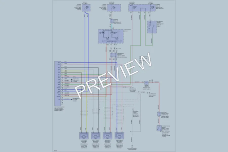 2003 Toyota Camry Anti Lock Brakes wiring diagram preview