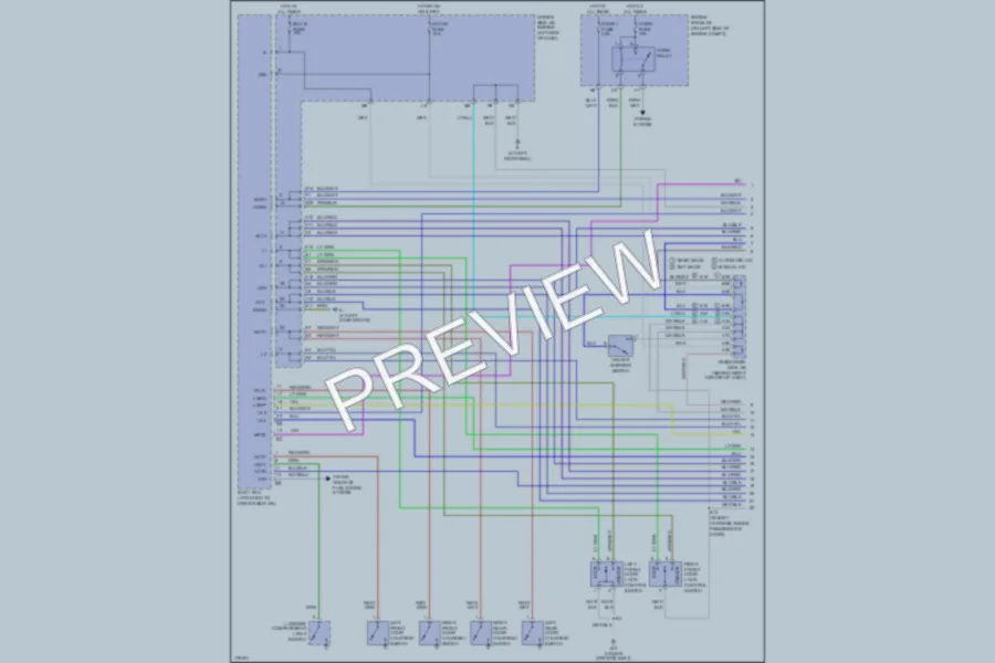2003 Toyota Camry Anti Theft wiring diagram preview