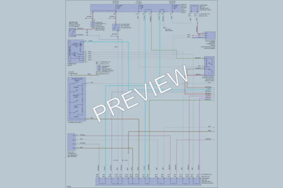 2003 Toyota Camry Cruise Control wiring diagram preview