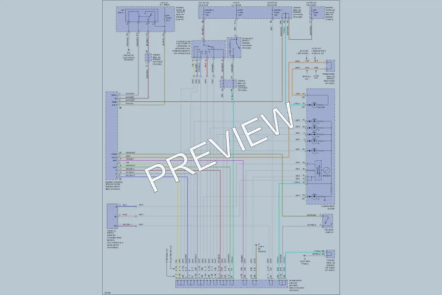 2003 Toyota Camry Transmission wiring diagram preview