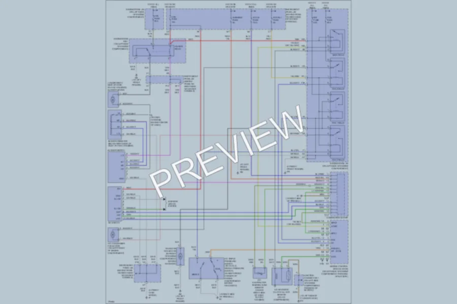2003 Toyota Celica Air Conditioning wiring diagram preview