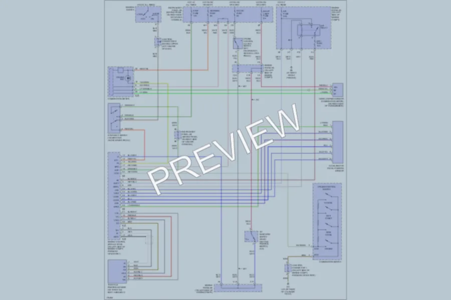 2003 Toyota Celica Cruise Control wiring diagram preview