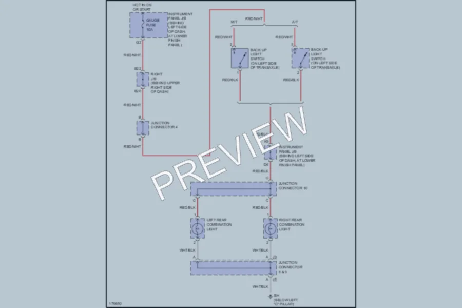 2003 Toyota Corolla Exterior Lights wiring diagram preview