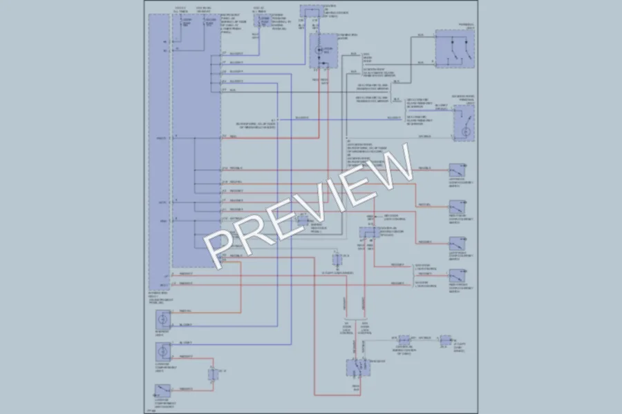 2003 Toyota Corolla Interior Lights wiring diagram preview
