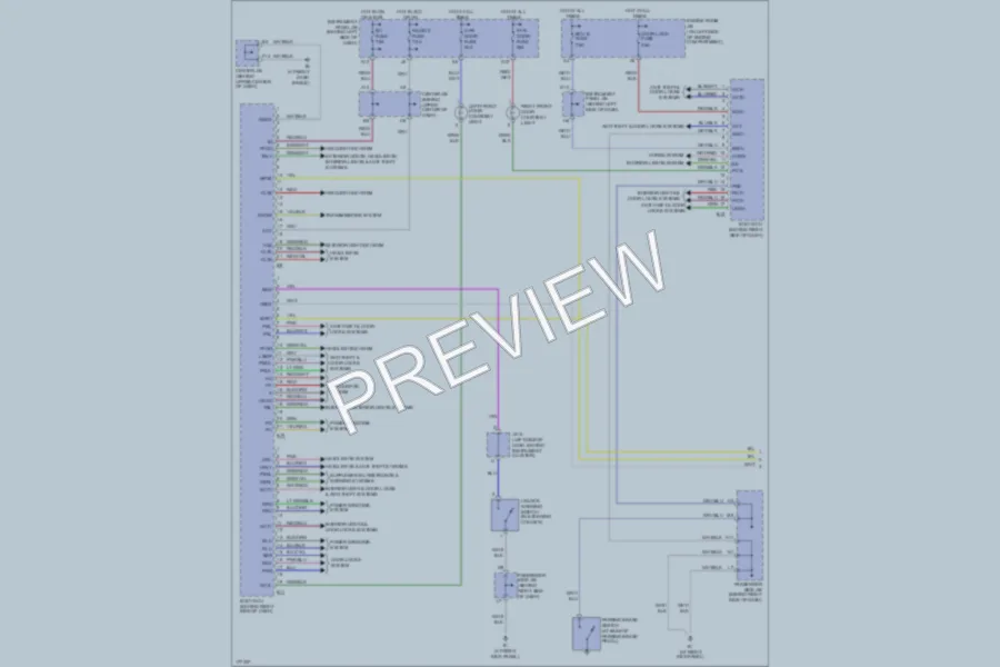2003 Toyota Highlander Body Control Modules wiring diagram preview