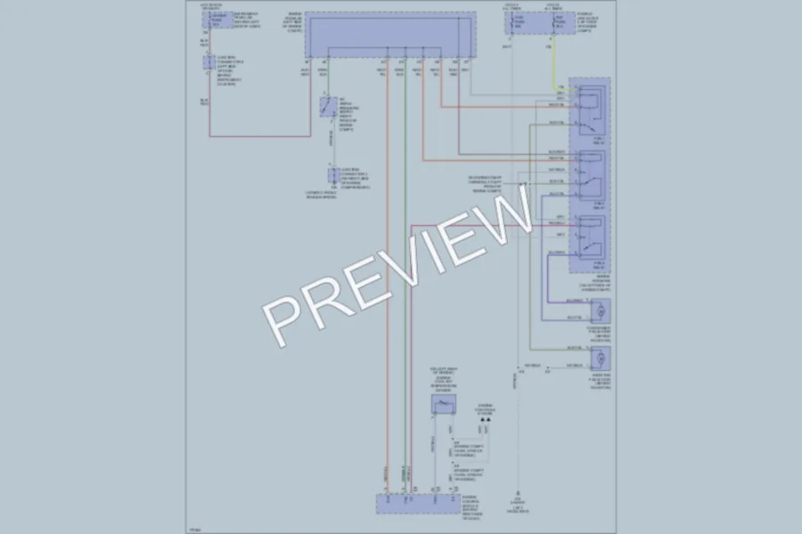 2003 Toyota Highlander Cooling Fan wiring diagram preview