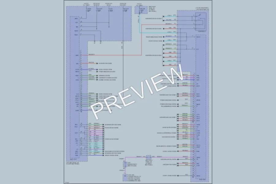 2003 Toyota LandCruiser Body Control Modules wiring diagram preview