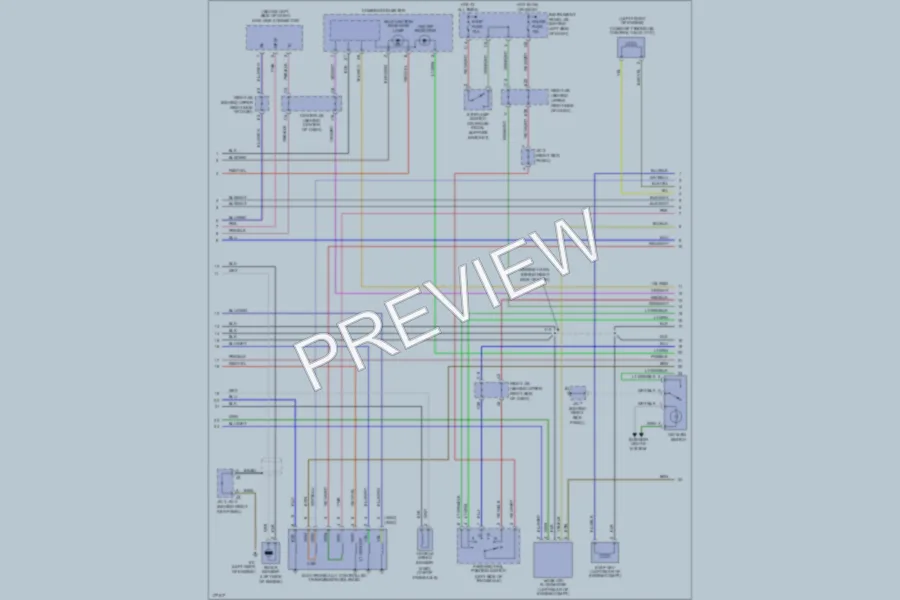 2003 Toyota Matrix Engine Performance wiring diagram preview