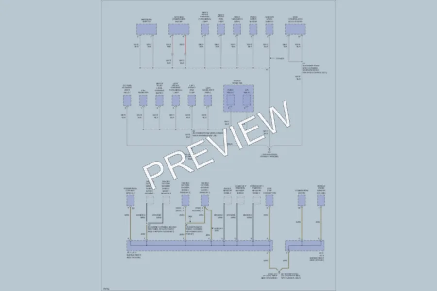 2003 Toyota Matrix Ground Distribution wiring diagram preview