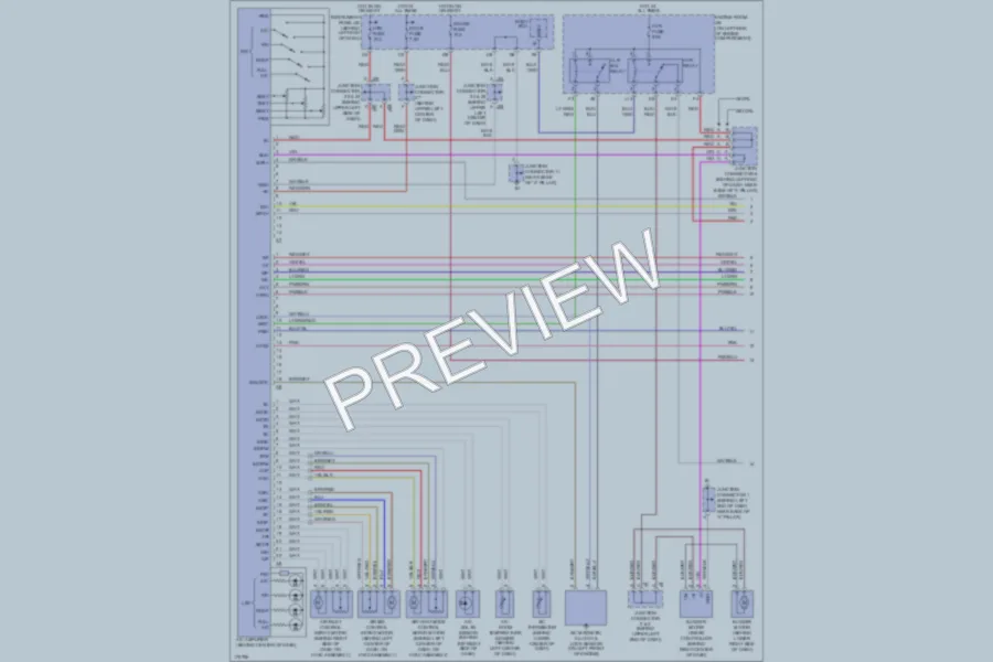 2003 Toyota Prius Air Conditioning wiring diagram preview