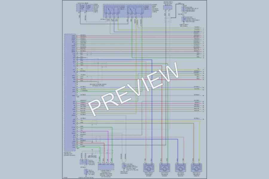 2003 Toyota Prius Anti Lock Brakes wiring diagram preview