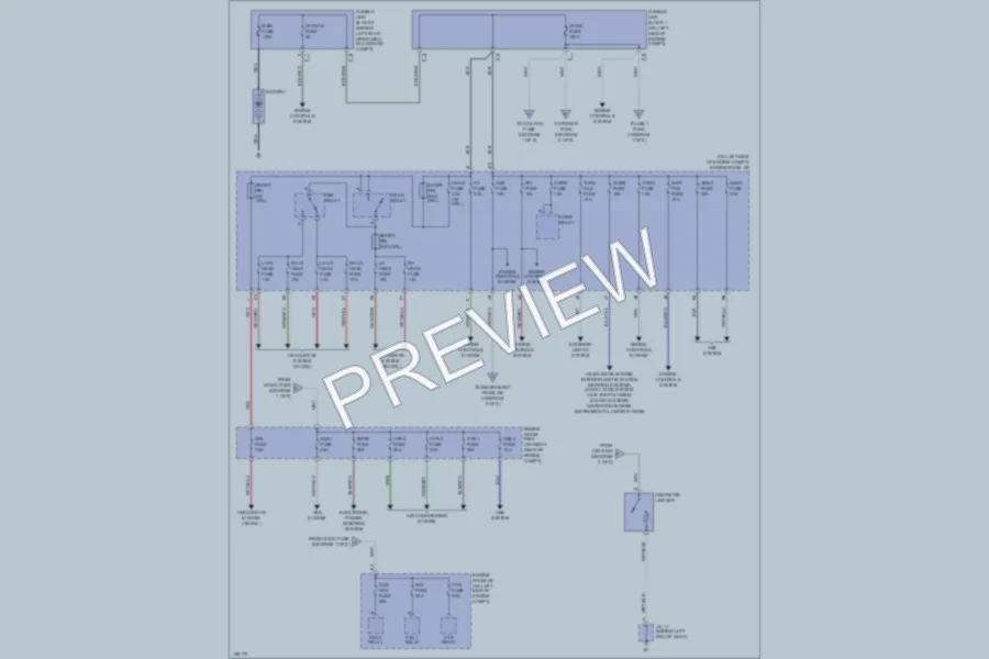 2003 Toyota Prius Power Distribution wiring diagram preview