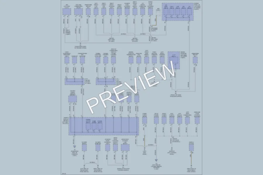 2003 Toyota RAV4 Ground Distribution wiring diagram preview
