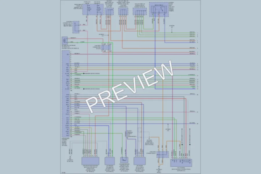 2003 Toyota Sequoia Air Conditioning wiring diagram preview