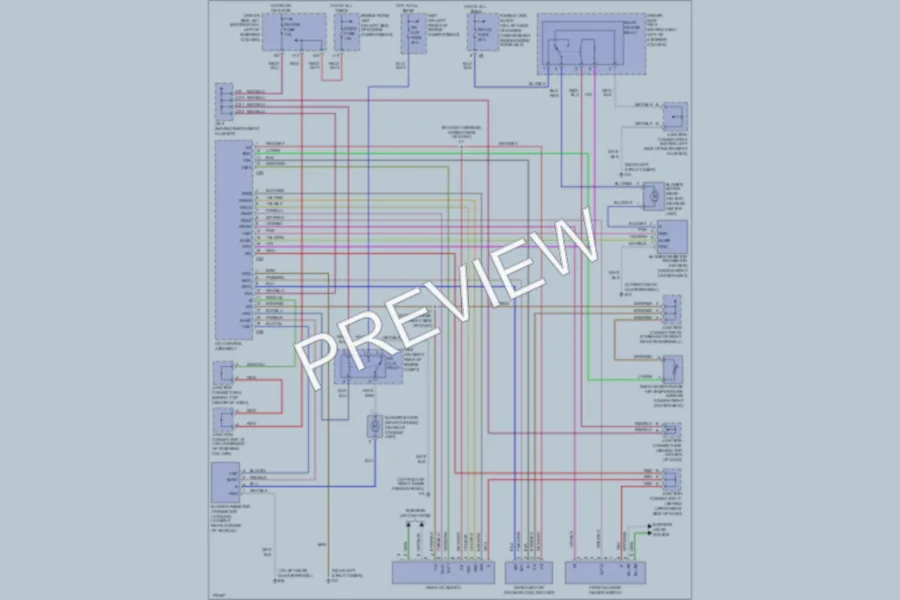 2003 Toyota Sienna Air Conditioning wiring diagram preview