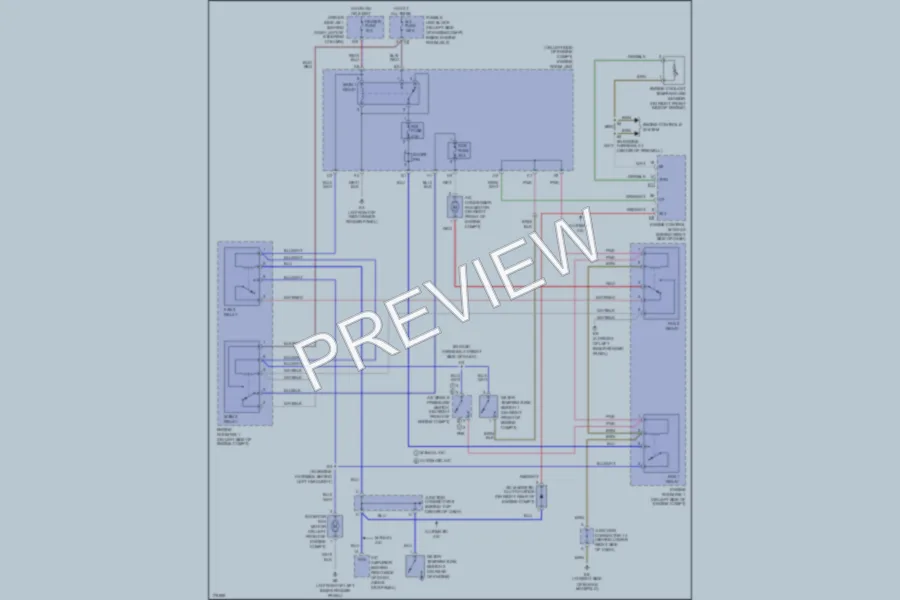 2003 Toyota Sienna Cooling Fan wiring diagram preview