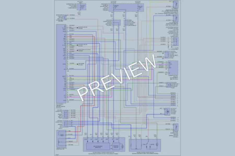 2003 Toyota Solara Air Conditioning wiring diagram preview