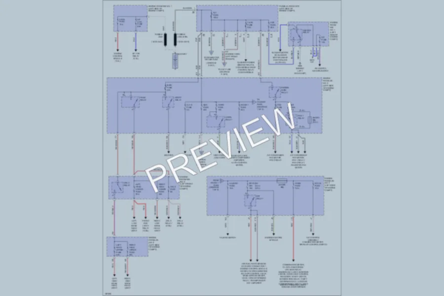 2003 Toyota Solara Power Distribution wiring diagram preview