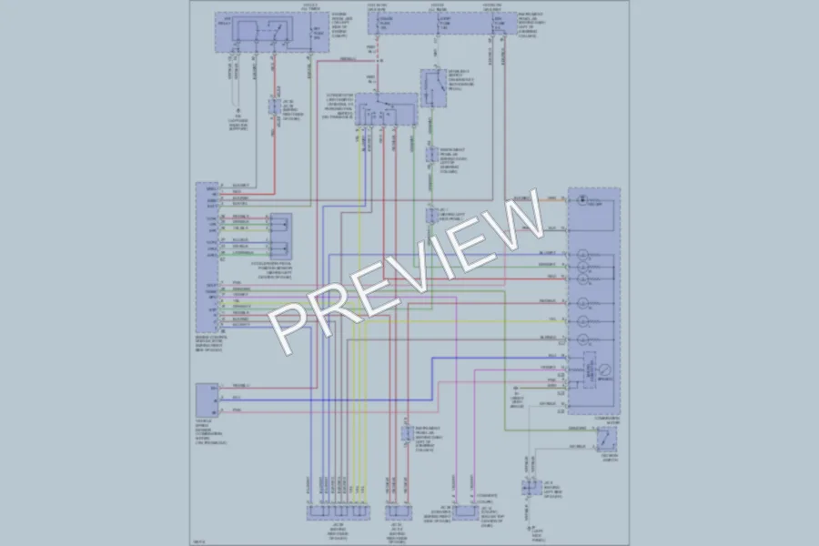 2003 Toyota Solara Transmission wiring diagram preview