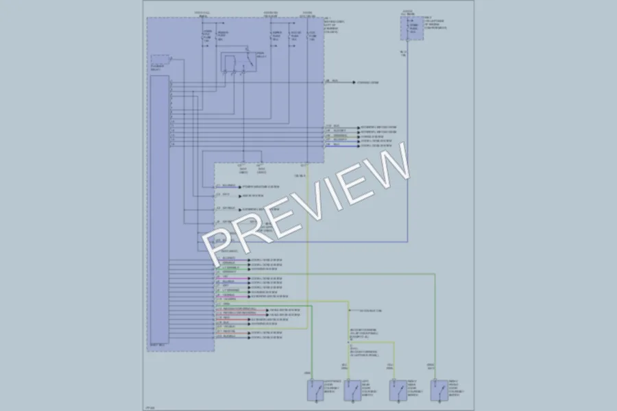 2003 Toyota Tacoma Body Control Modules wiring diagram preview