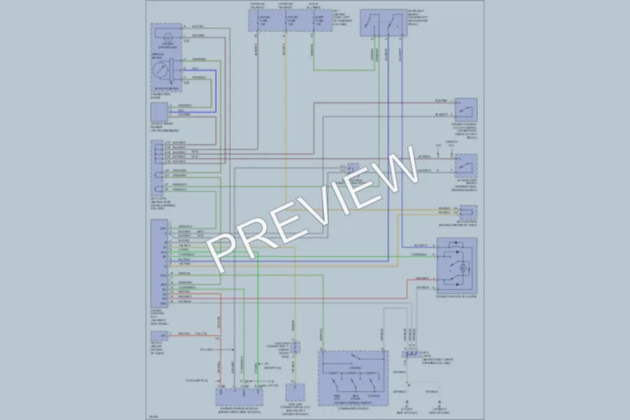 2003 Toyota Tacoma Cruise Control wiring diagram preview