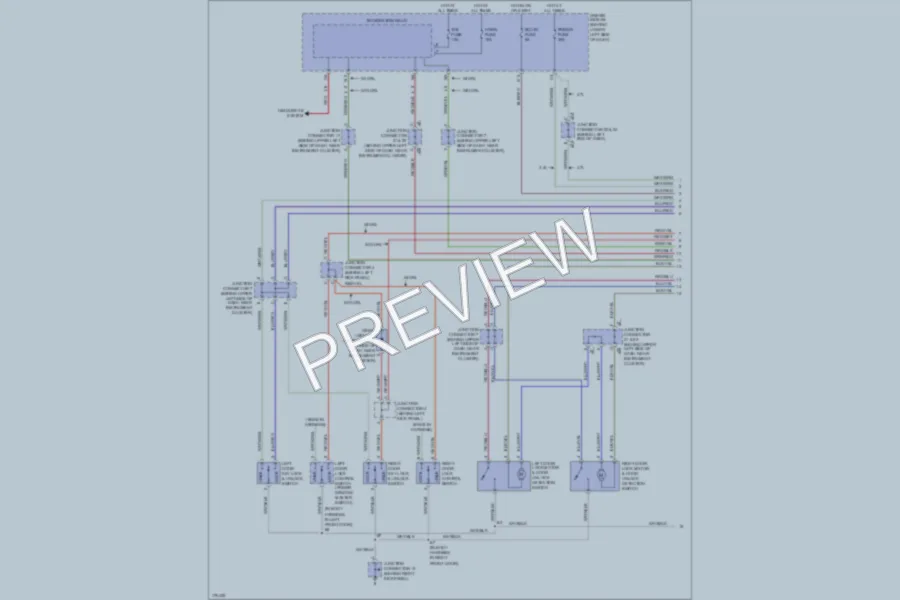 2003 Toyota Tundra Anti Theft wiring diagram preview
