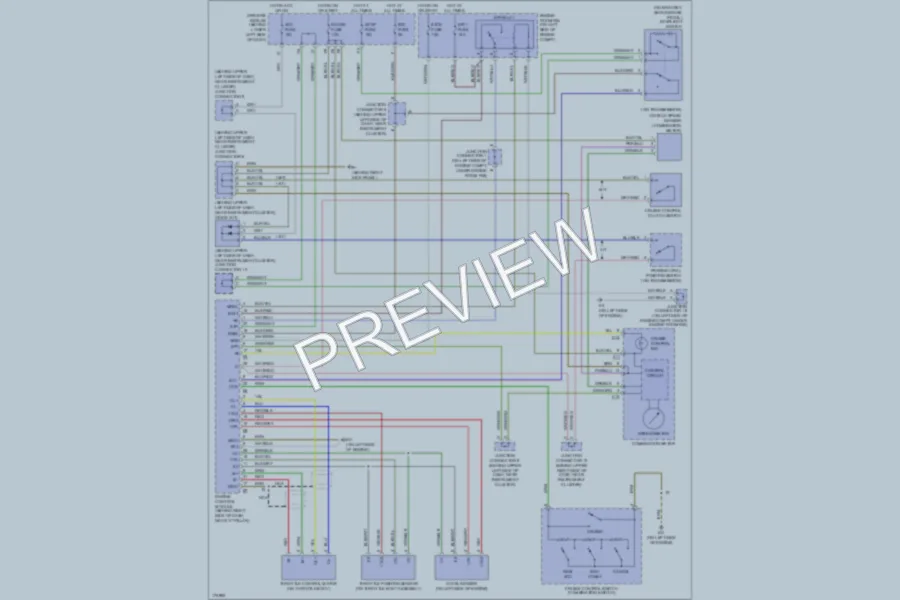2003 Toyota Tundra Cruise Control wiring diagram preview