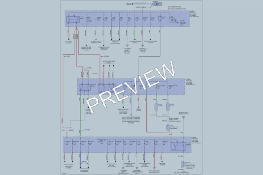 2003 Toyota Tundra Power Distribution wiring diagram preview
